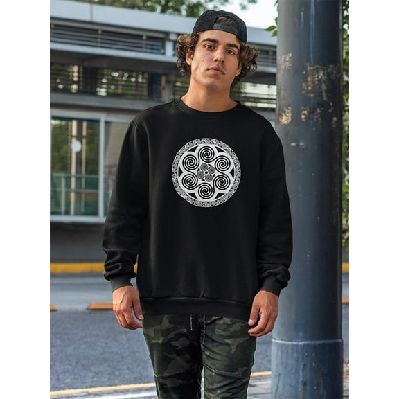 The Flower Of Life Sweatshirt Men -SPIdeals Designs, Male 3X-Large