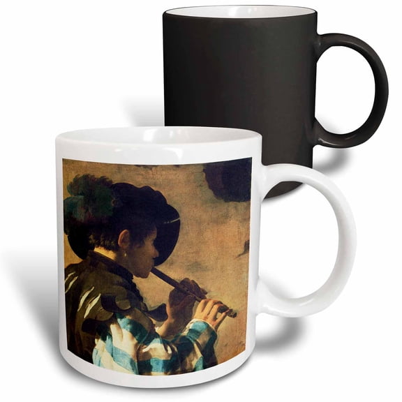 3drose, the Flute Player, 1621 by Hendrick Terbrugghen, 11oz Magic Transforming Mug