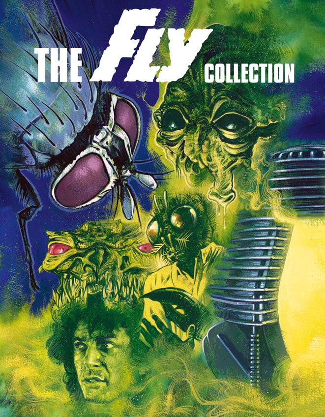 The Fly Collection Blu-Ray, 5 Disc Set - Classic Sci-fi Horror