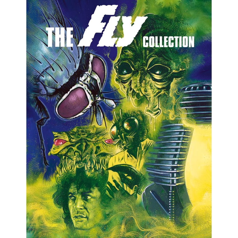 The Fly Collection Blu-Ray, 5 Disc Set - Classic Sci-fi Horror