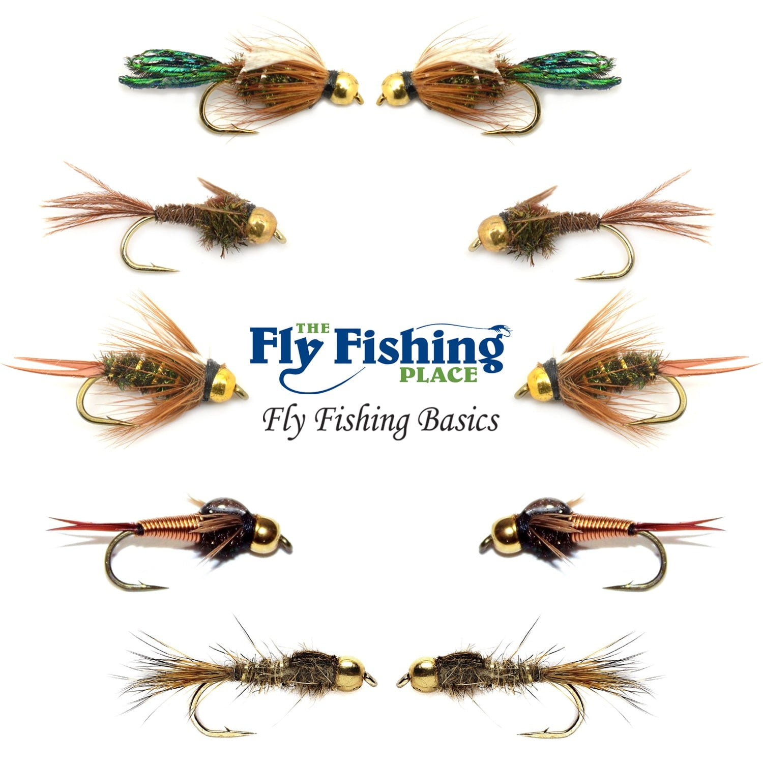 The Fly Fishing Place Basics Collection Bead Head Nymph Assortment