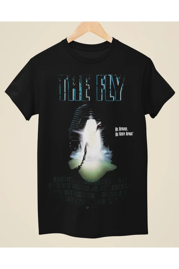 The Fly - Movie Poster Inspired Unisex Black T-Shirt