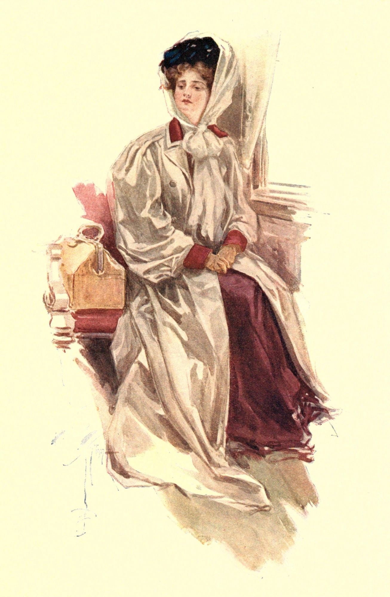 The Flyers 1907 Eleanor was waiting Canvas Art - Harrison Fisher (18 x 24)