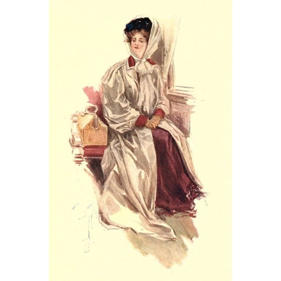 The Flyers 1907 Eleanor was waiting Poster Print by Harrison Fisher (24 x 36)
