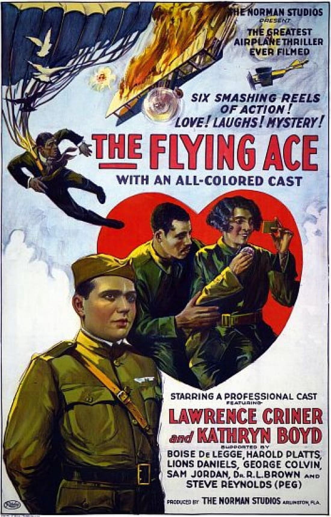 The Flying Ace Movie Lawrence Criner Canvas Art - (18 x 24)