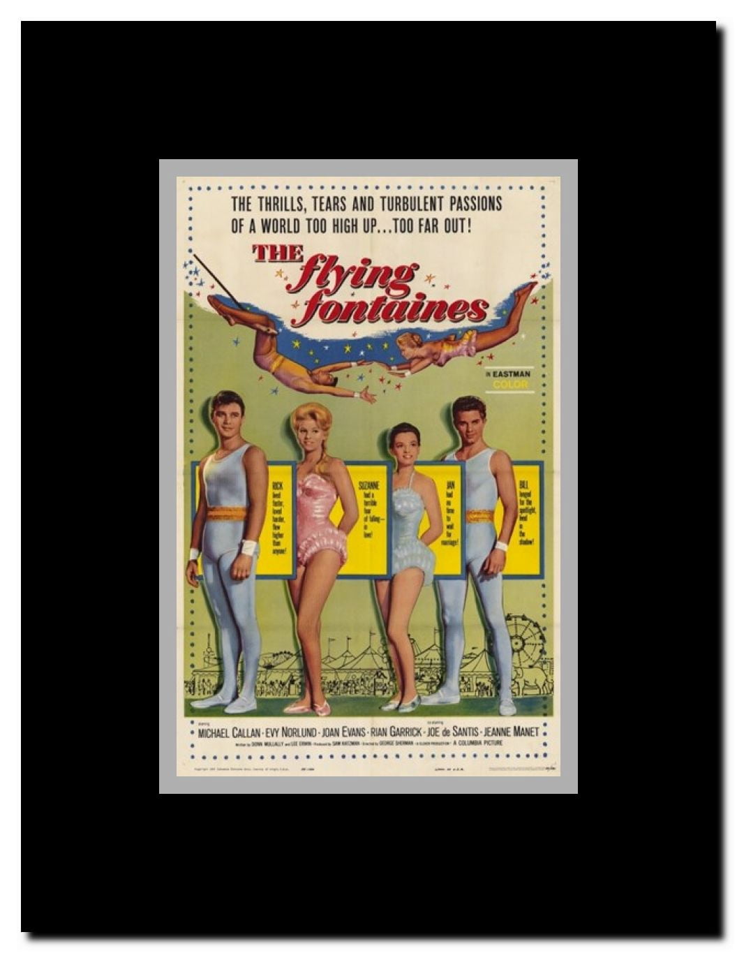 The Flying Fontaines Framed Movie Poster