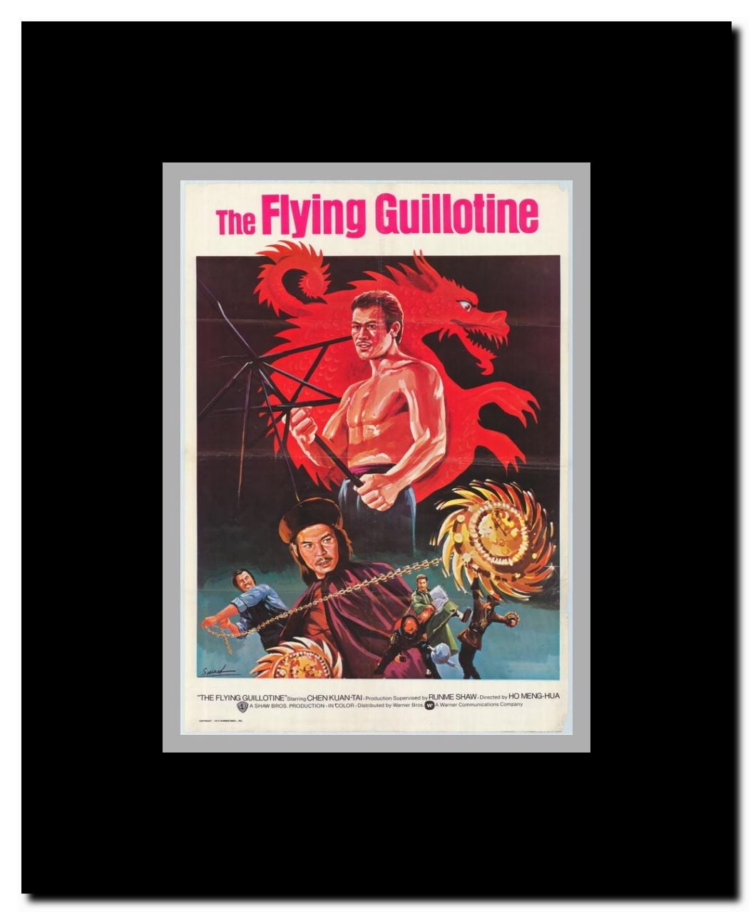 The Flying Guillotine Framed Movie Poster