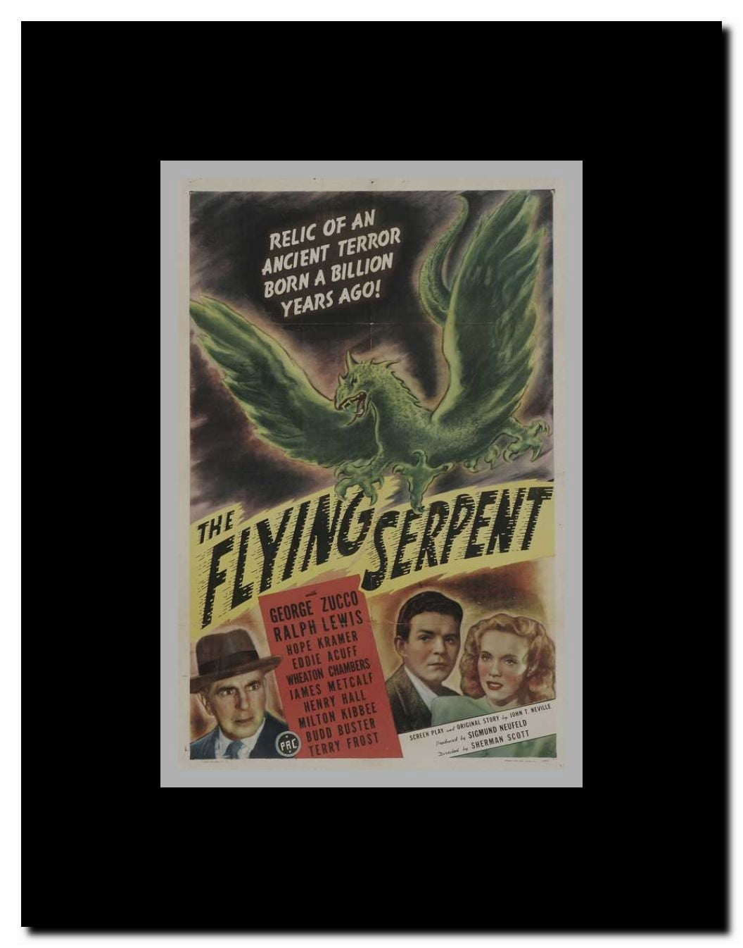 The Flying Serpent Framed Movie Poster