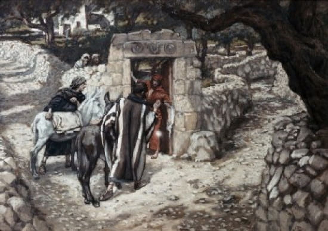 The Foal of Bethpage James Tissot (1836-1902 French) Canvas Art - James Tissot (18 x 24)