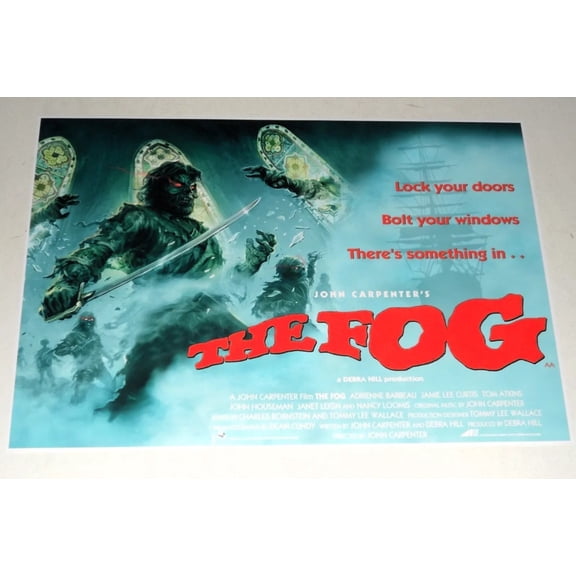 The Fog John Carpenter 1980 Horror Film Poster Alternate USA Poster 19"x13"