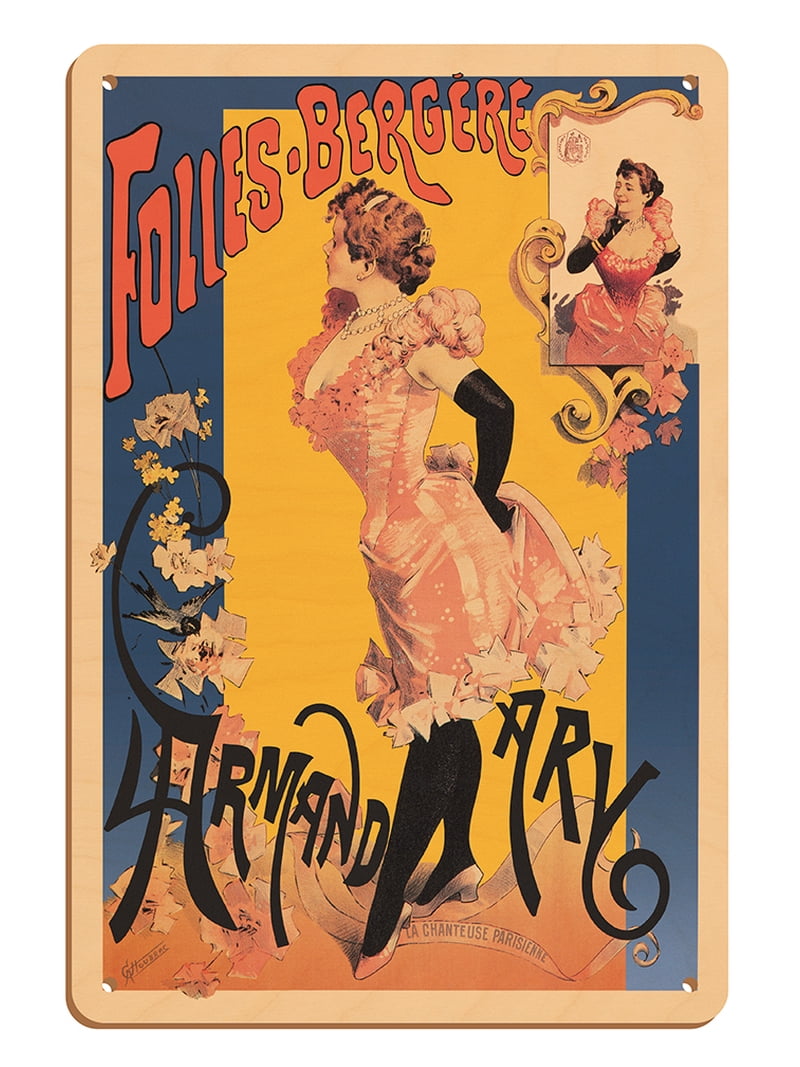 The Folies Bergere - Starring Singer Showgirl Armand Ary - Vintage
