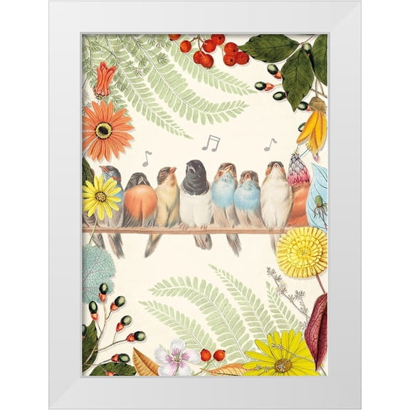 The Font Diva 14x18 White Modern Wood Framed Museum Art Print Titled - Tweet