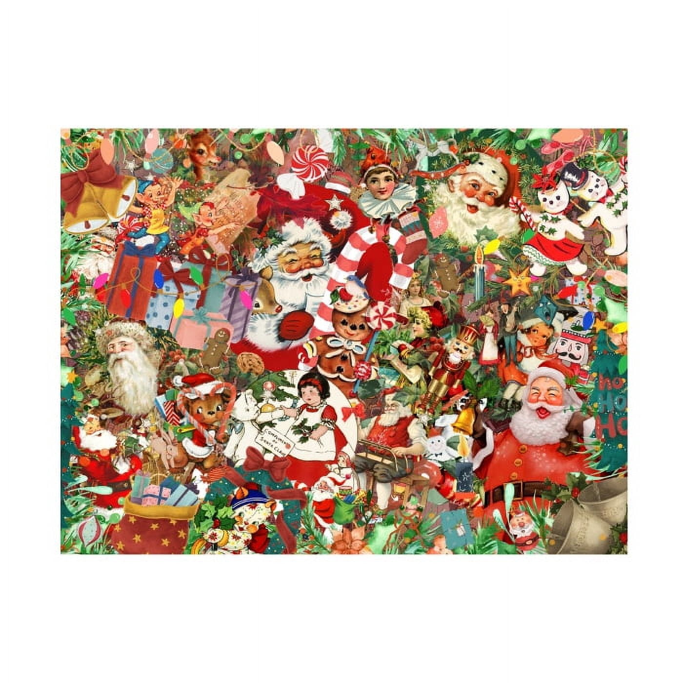 The Font Diva 'A Vintage Christmas' Canvas Art