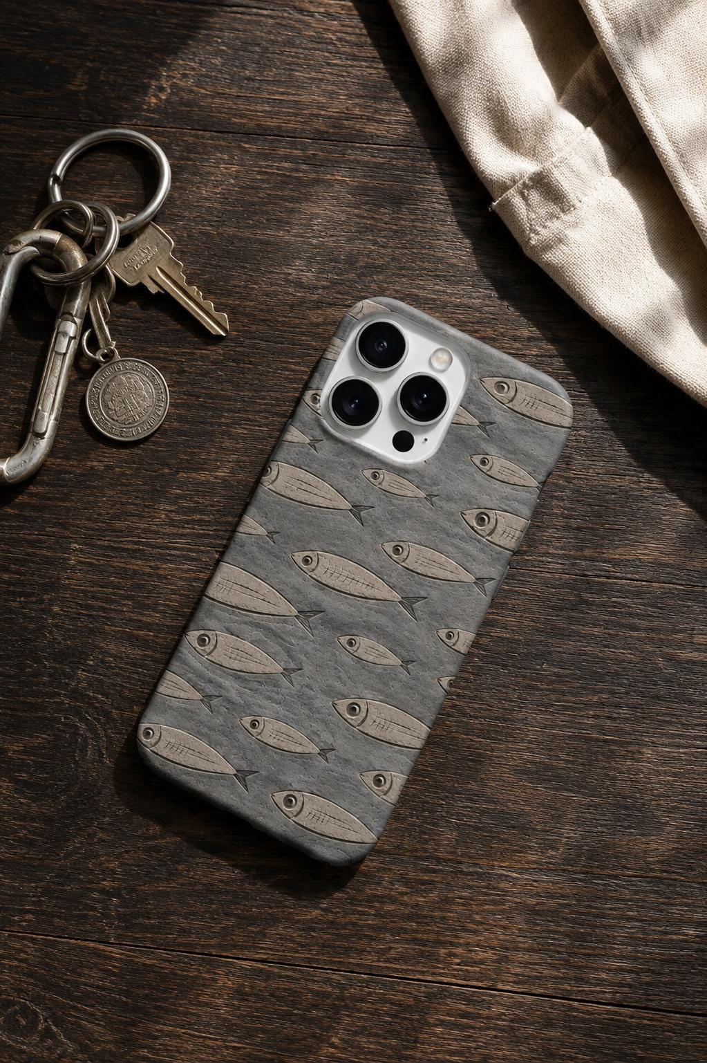 The Fontaine Phone Case, Earthy fish pattern, for iPhone 12 - Walmart.com