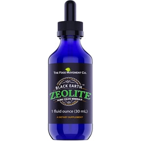 The Food Movement Black Earth Zeolite with Humic Fulvic Acids - 1oz