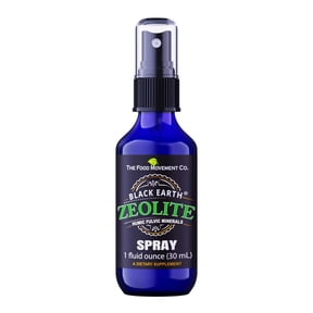 The Food Movement Black Earth Zeolite with Humic and Fulvic Acids - 1 oz Liquid Spray