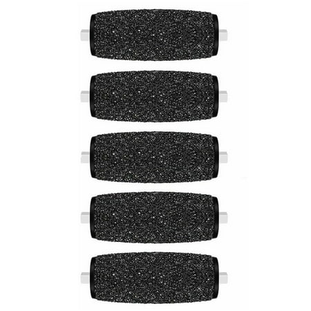 The Footmate 5 Pack Coarse Replacement Roller Heads Refills Compatible with Amope Electronic Foot File