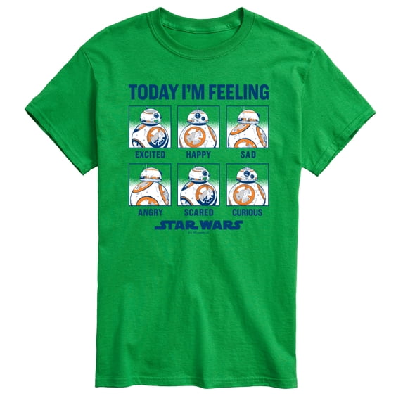The Force Awakens - BB8 Moods - Men's Short Sleeve Graphic T-Shirt