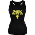 thumbnail image 1 of The Force Is Strong With This One Juniors Soft Tank Top Black SM, 1 of 1