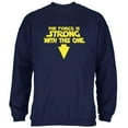 thumbnail image 1 of The Force Is Strong With This One Mens Sweatshirt Navy LG, 1 of 1