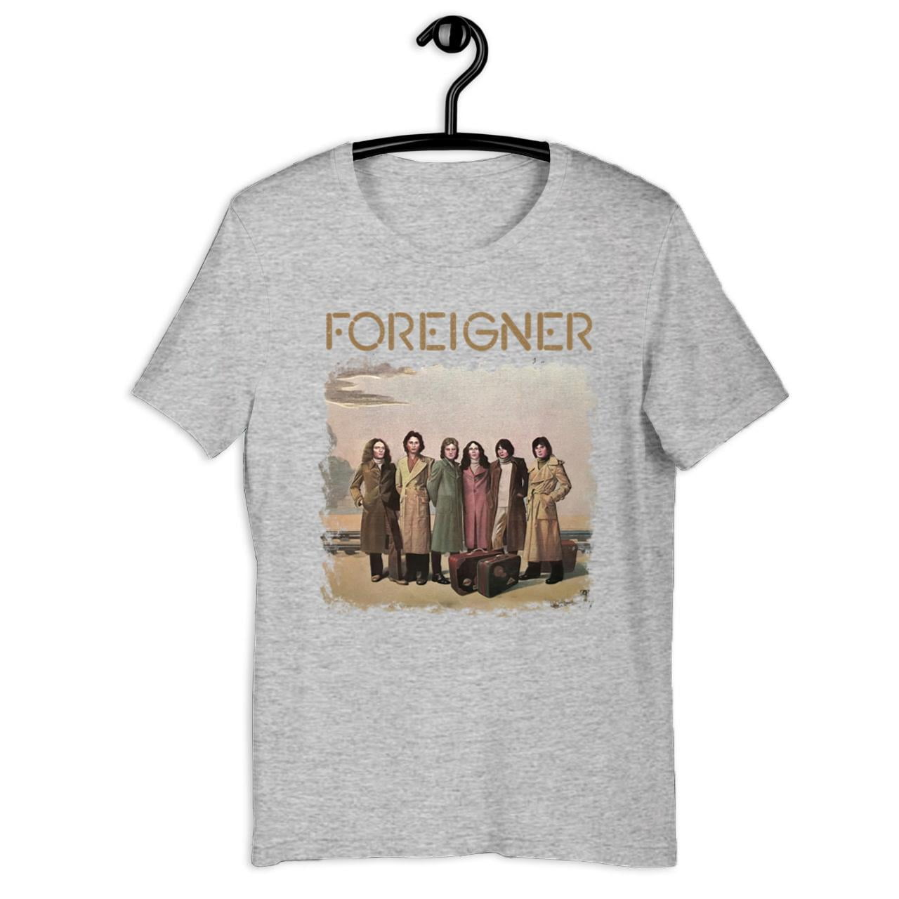 The Foreigner Album Rock Band Black TShirt, white shirt, black shirt