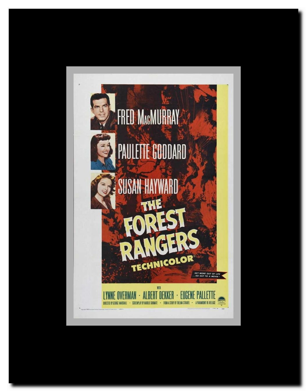 The Forest Rangers Framed Movie Poster