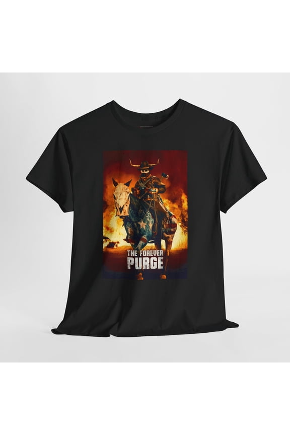 The Forever Purge 2021 Retro Movie Poster Horror Unisex Graphic T-Shirt