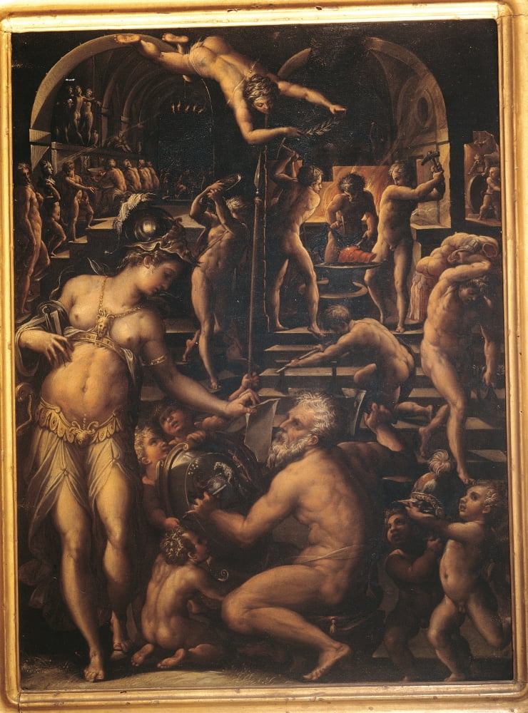 The Forge Of Vulcan Canvas Art - (24 x 36)