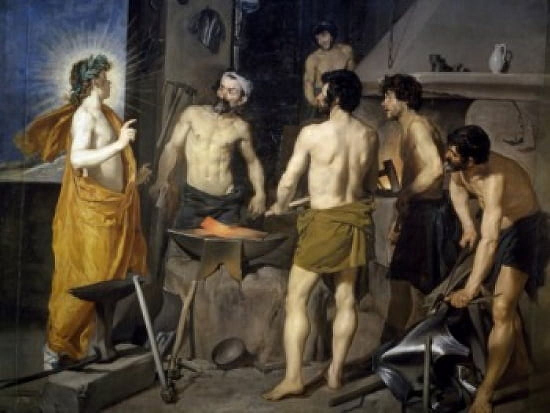 The Forge of Vulcan by Diego Velazquez oil on canvas 1630 (1599-1660) Spain Madrid Museo del Prado Canvas Art - Diego Velazquez (18 x 24)
