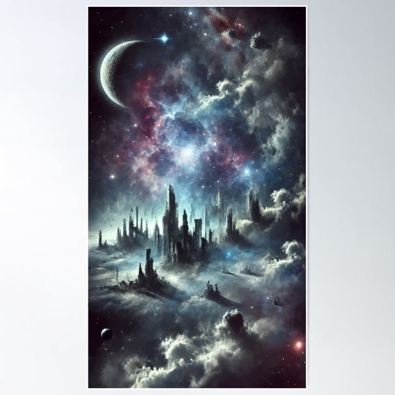 The Forgotten Ruins Of Eternity Poster Wall Art, Modern Wall Decor For Living Room Bedroom, 8x12 UNFRAMED