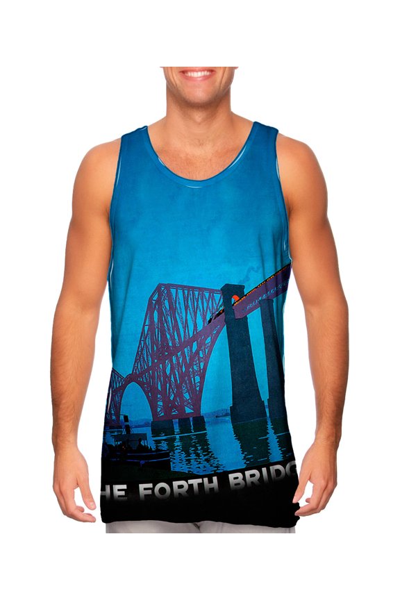 The Forth Bridge Blue Tank Top