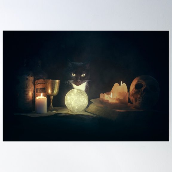 The Fortune Teller Poster Wall Art, Modern Wall Decor For Living Room Bedroom, 8x12 UNFRAMED