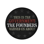 The Founders Warned Us Decal Premium Vinyl Die Cut UV Coating Military Decals for Patriots | Outdoor/Indoor Stickers for Vehicles, Laptops, and Gears
