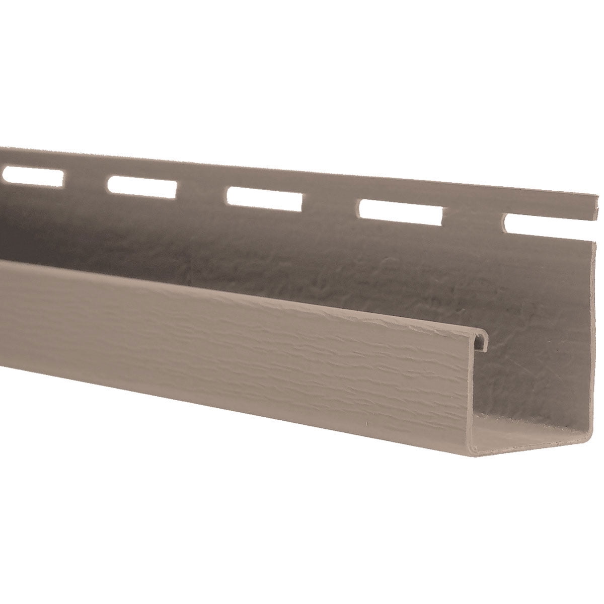 The Foundry 1 1/2"W x 90"L J-Channel For use with Fullback Foam Backers (10 Strips/Ctn. = 75 Ln. Feet), 180 - Driftwood