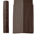 thumbnail image 1 of The Foundry 10"W x 60"H Corner Kit for 10" Staggered Shakes (4 Corners and 8 J-Channels), 248 - Cocoa, 1 of 1