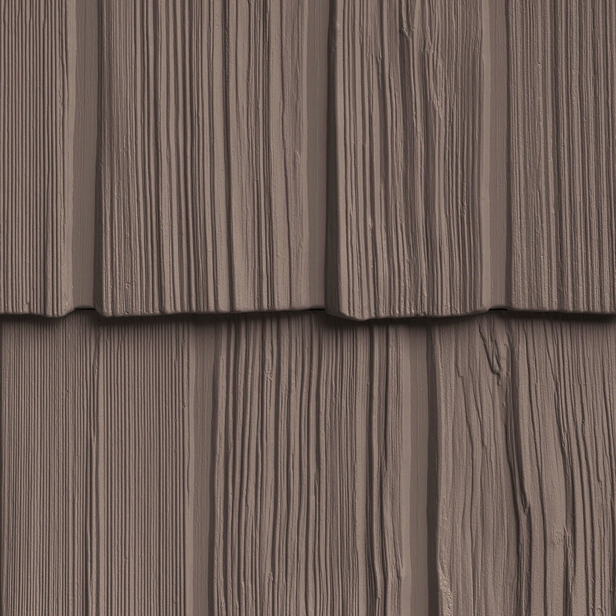 The Foundry 10"W x 62 1/2"L Exposure, Vinyl Staggered Shakes (23 Panels/Ctn. = 100 Sq. Feet), 248 - Cocoa