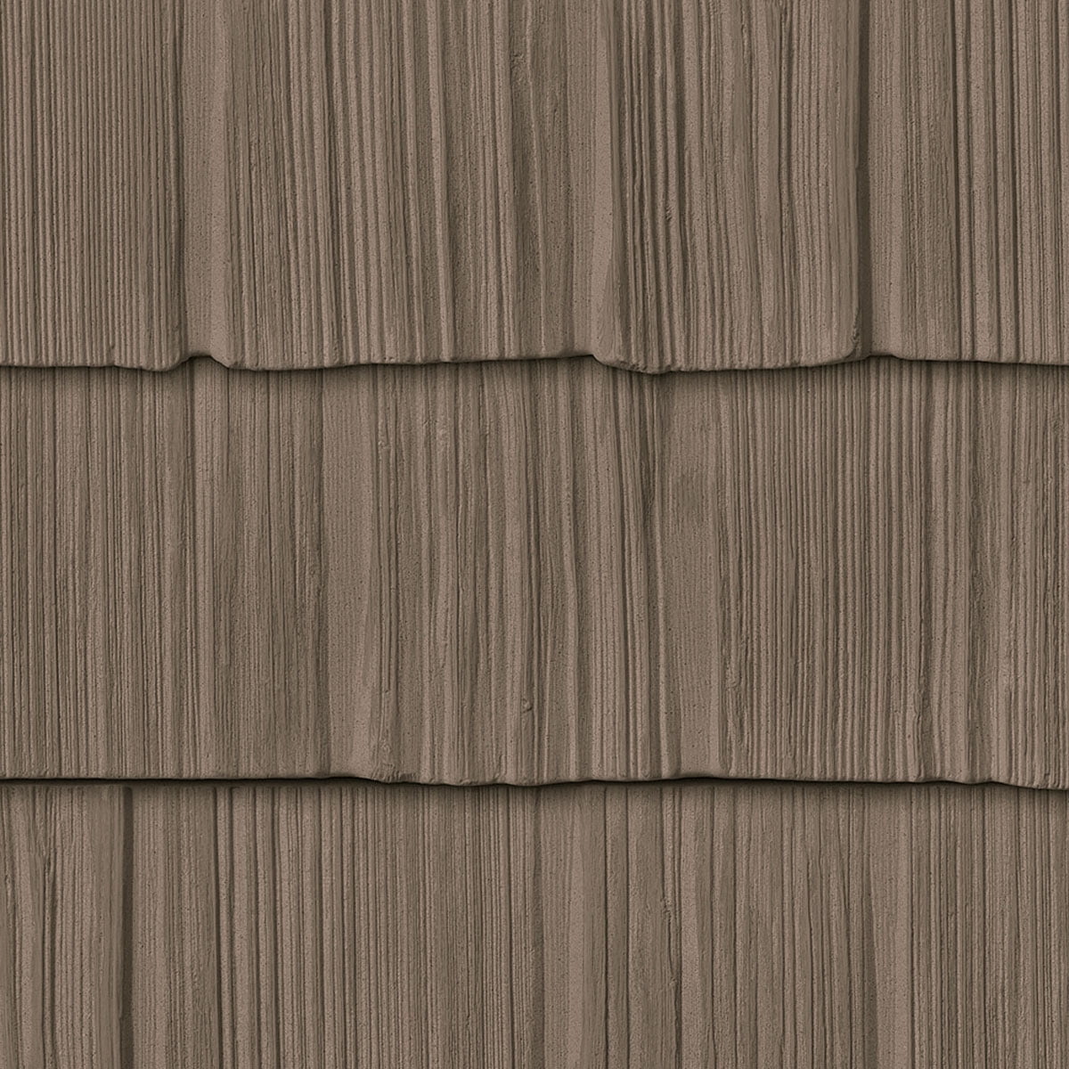 The Foundry 10"W x 62 1/2"L Exposure, Vinyl Staggered Shakes (23 Panels/Ctn. = 100 Sq. Feet), 809 - Rustic Cedar