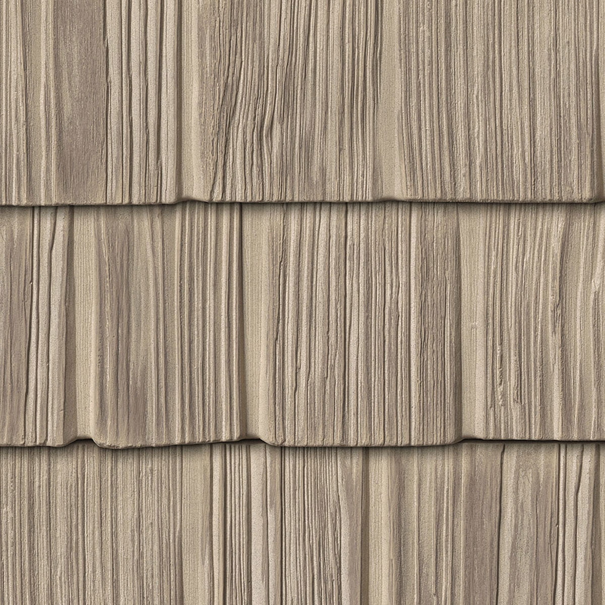 The Foundry 10"W x 62 1/2"L Exposure, Vinyl Staggered Shakes (23 Panels/Ctn. = 100 Sq. Feet), 822 - Harvest Wheat