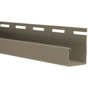 The Foundry 3/4"W x 90"L J-Channel For use with all Vinyl Siding systems excluding Staggered Shakes (20 Strips/Ctn. = 150 Ln. Feet), 008 - Shadow