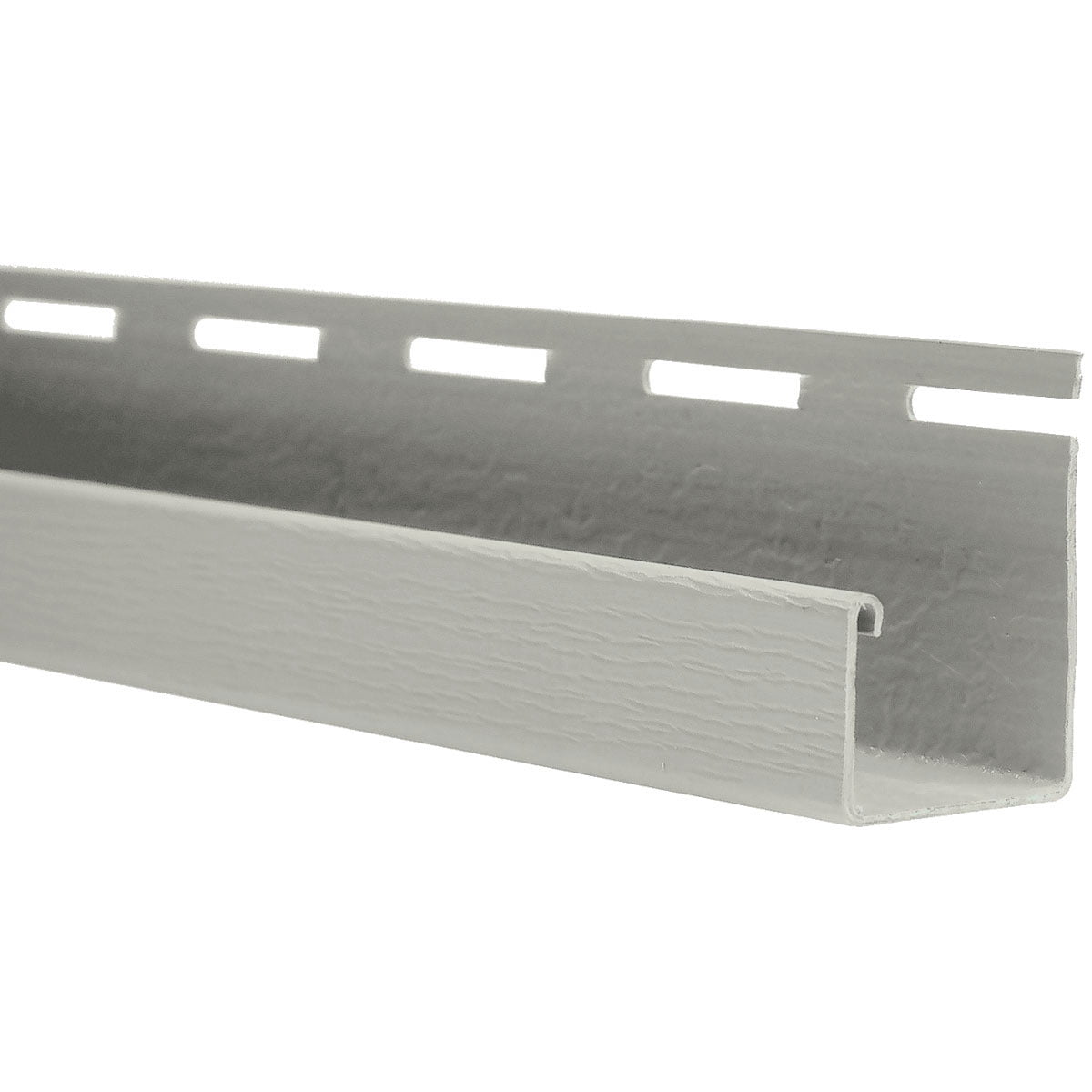 The Foundry 3/4"W x 90"L J-Channel For use with all Vinyl Siding systems excluding Staggered Shakes (20 Strips/Ctn. = 150 Ln. Feet), 017 - Moonlight