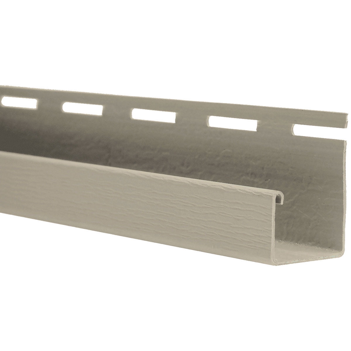 The Foundry 3/4"W x 90"L J-Channel For use with all Vinyl Siding systems excluding Staggered Shakes (20 Strips/Ctn. = 150 Ln. Feet), 048 - Sahara