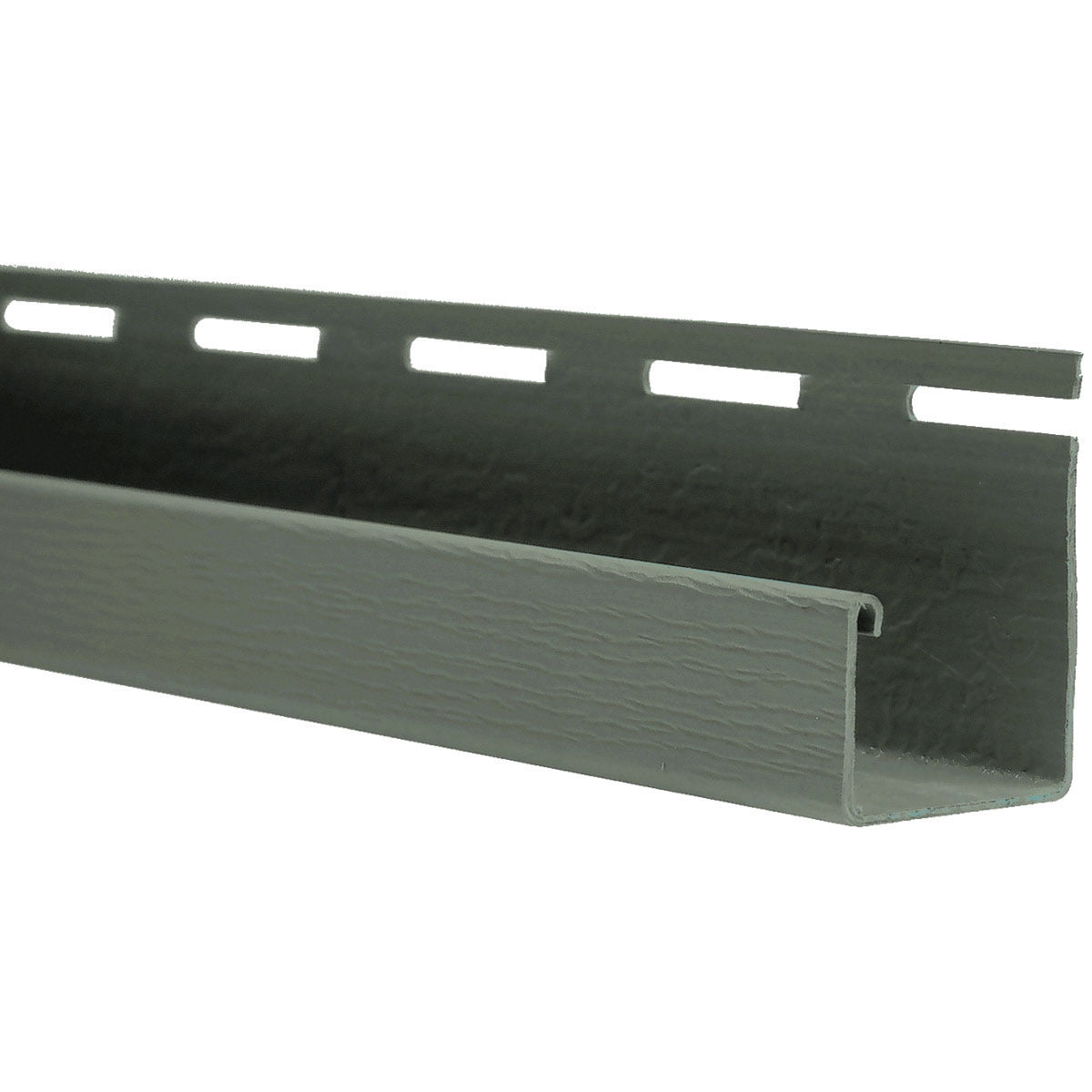 The Foundry 3/4"W x 90"L J-Channel For use with all Vinyl Siding systems excluding Staggered Shakes (20 Strips/Ctn. = 150 Ln. Feet), 112 - Light Moss