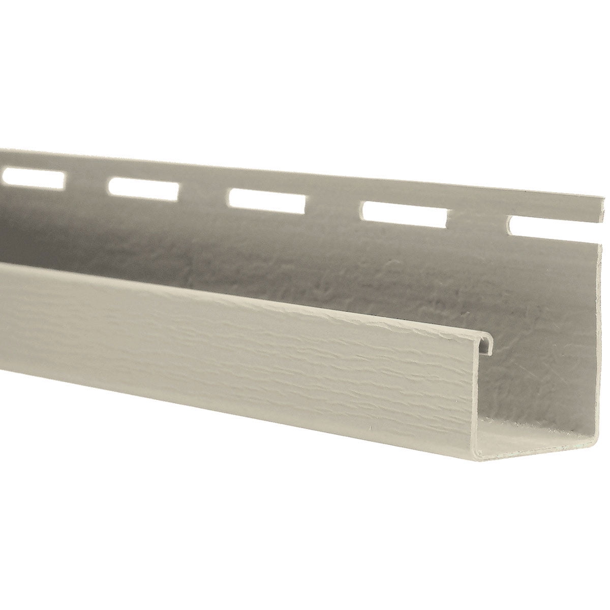 The Foundry 3/4"W x 90"L J-Channel For use with all Vinyl Siding systems excluding Staggered Shakes (20 Strips/Ctn. = 150 Ln. Feet), 116 - Seashell