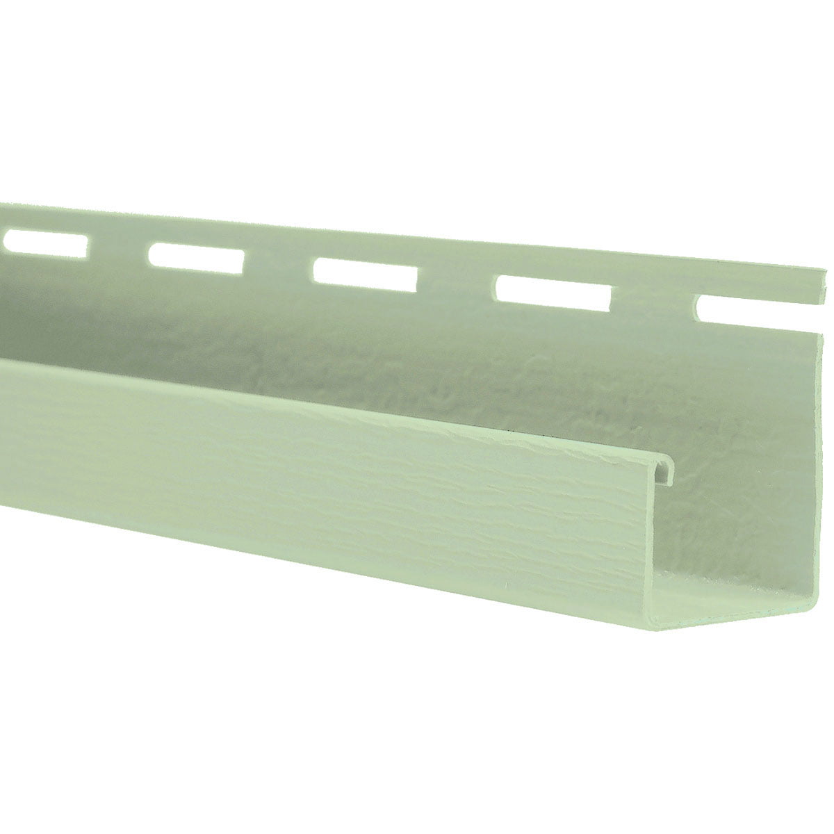 The Foundry 3/4W x 90L J-Channel For use with all Vinyl Siding systems  excluding Staggered Shakes (20 Strips/Ctn. = 150 Ln. Feet), 042 - Almond 