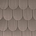 thumbnail image 1 of The Foundry 6"W x 60"L Exposure, Vinyl Round Shingles (20 Panels/Ctn. = 50 Sq. Feet), 180 - Driftwood, 1 of 4