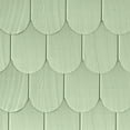 thumbnail image 1 of The Foundry 6"W x 60"L Exposure, Vinyl Round Shingles (20 Panels/Ctn. = 50 Sq. Feet), 638 - Keylime, 1 of 4