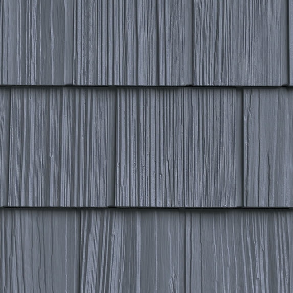 The Foundry 7"W x 60 3/4"L Exposure, Vinyl Split Shakes (34 Panels/Ctn. = 100 Sq. Feet), 202 - Oceanside