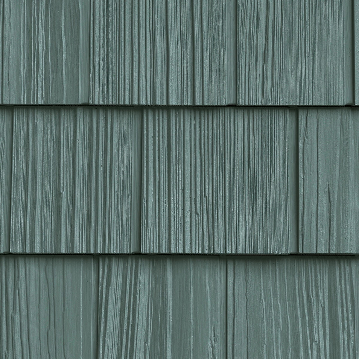 The Foundry 7"W x 60 3/4"L Exposure, Vinyl Split Shakes (34 Panels/Ctn. = 100 Sq. Feet), 230 - Juniper