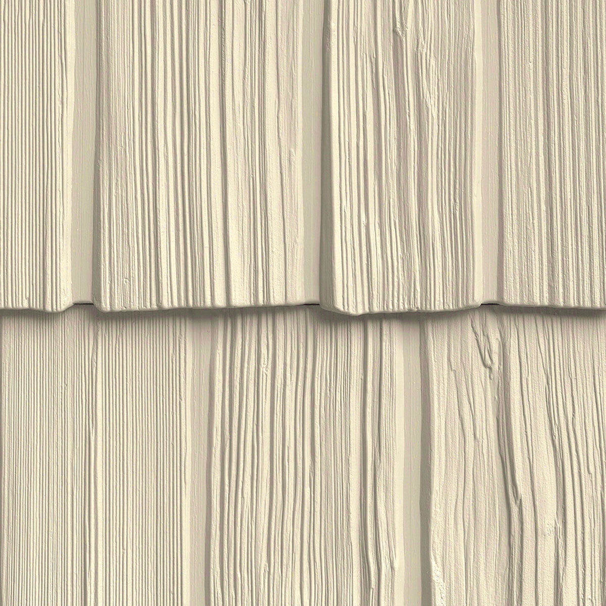 The Foundry 7"W x 60 3/4"L Exposure, Vinyl Staggered Shakes (34 Panels/Ctn. = 100 Sq. Feet), 049 - Putty