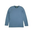 thumbnail image 1 of The Foundry Mens Big & Tall Blue Long Sleeve Crewneck T-Shirt Large Tall, 1 of 1